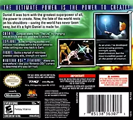 Image n° 2 - boxback : Daniel X - The Ultimate Power (DSi Enhanced)